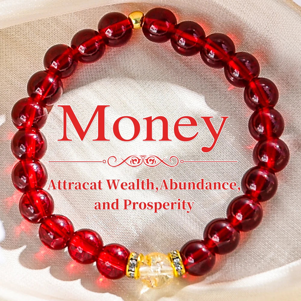 1PC Prosperity and Abundance Healing Money Wealth Bracelet - Relaxation, Success Enhancement Bracelet, Suitable for Daily Wear