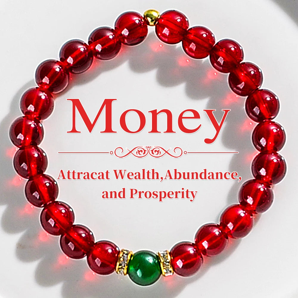 1PC Prosperity and Abundance Healing Money Wealth Bracelet - Relaxation, Success Enhancement Bracelet, Suitable for Daily Wear