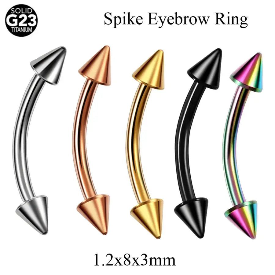 1PC G23 Titanium Nose Lip Ear Cartilage Tragus Piercing Eyebrow Horseshoe Rings Piercing Captive Bead Ring Sexy Piercing Jewelry