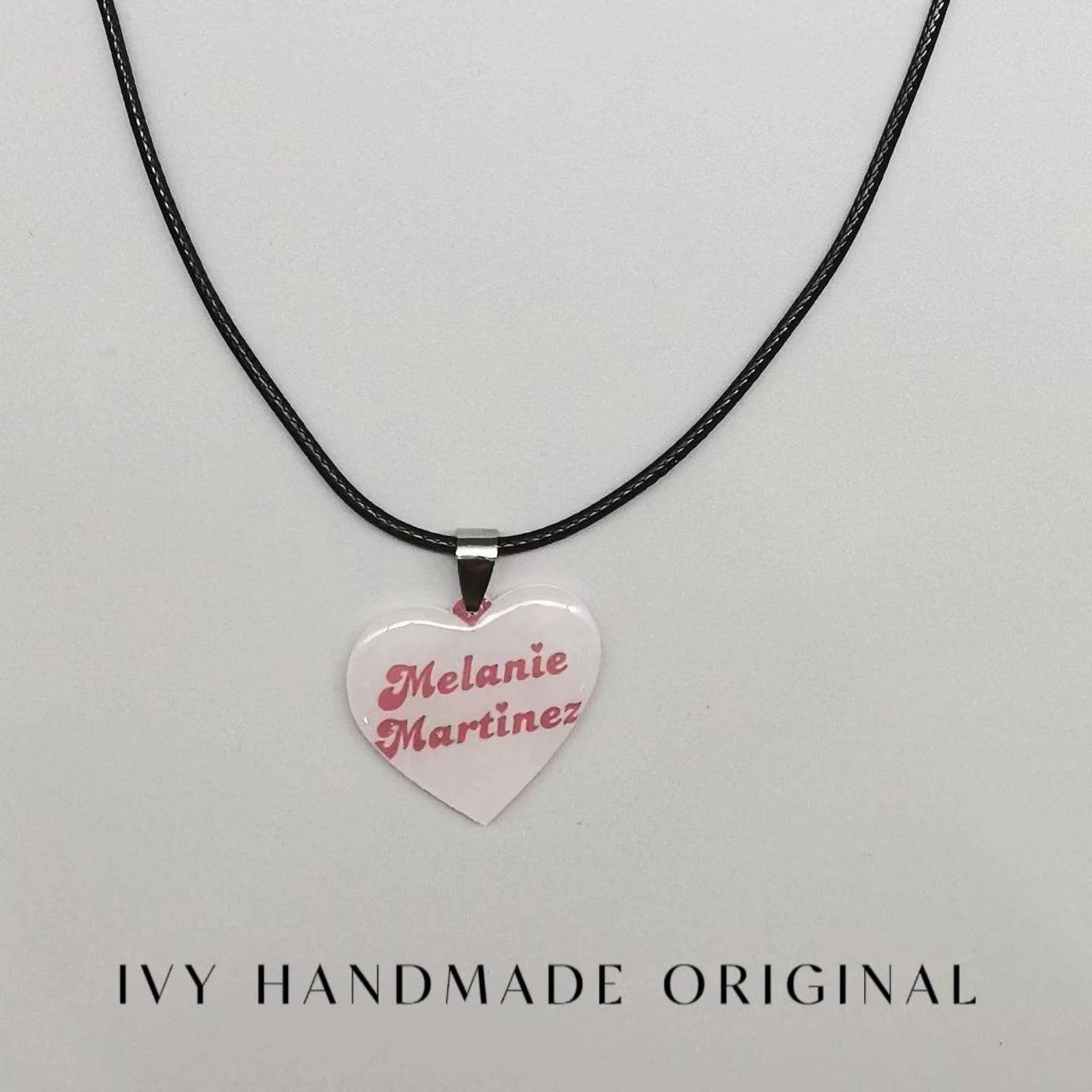 Melanie Martinez Necklace Pendant  Acrylic Heart Melanie Martinez Accessories Y2K Jewelry Charms Custom Gifts for Girl Friends