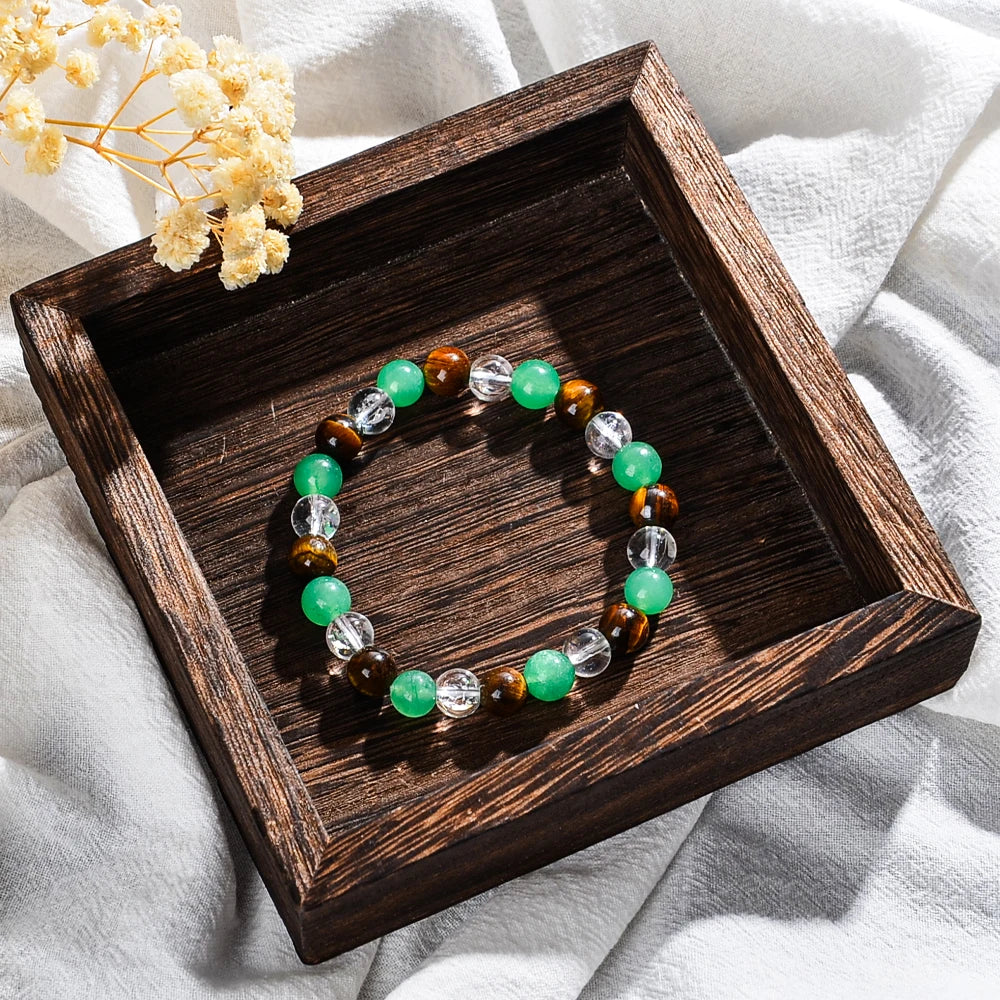 1PC Vintage Money Bracelet, Attract Wealth Bracelet - Canadian Jade, Bring Wealth, Income, Prosperity and Prosperity