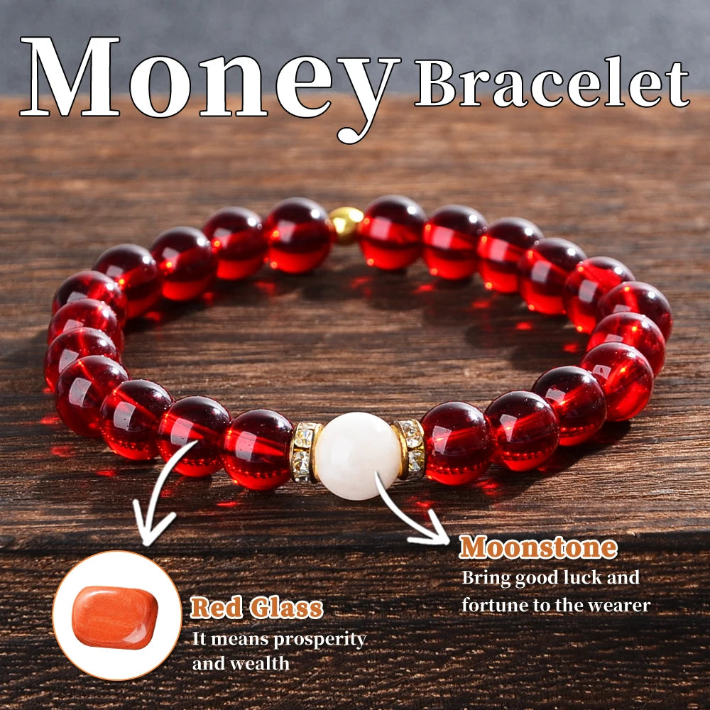 1PC Prosperity and Abundance Healing Money Wealth Bracelet - Relaxation, Success Enhancement Bracelet, Suitable for Daily Wear