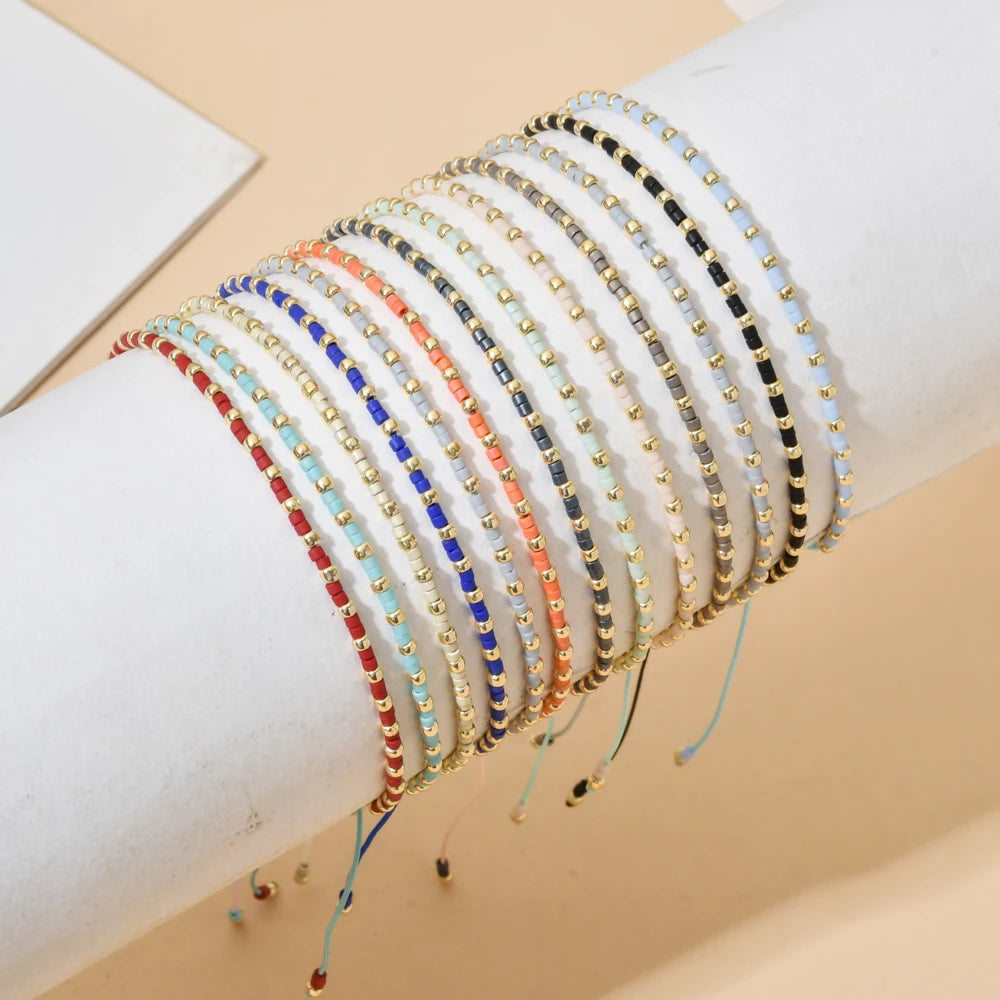 ZMZY Simple Miyuki Beaded Bracelets Thin Bracelet Bohemian Pulsera Boho Style Jewellery Armband for Women Jewelry Wholesale