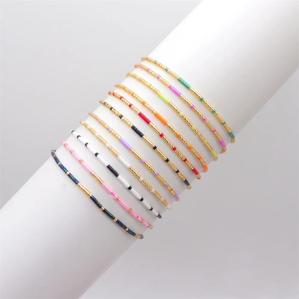 ZHONGVI Native Style Miyuki Bracelet for Women Fashion Gold Color Simple Bracelets Jewellery Jewelry Gift Pulseras Femme